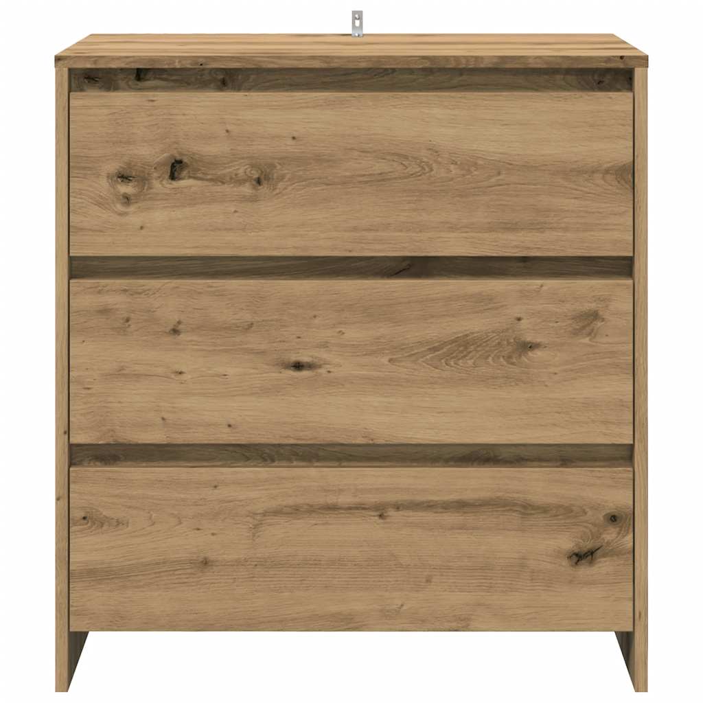 3-tlg. Sideboard Artisan-Eiche Holzwerkstoff