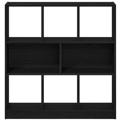 Bücherregal Schwarz Eichen-Optik 97,5x29,5x100 cm Holzwerkstoff