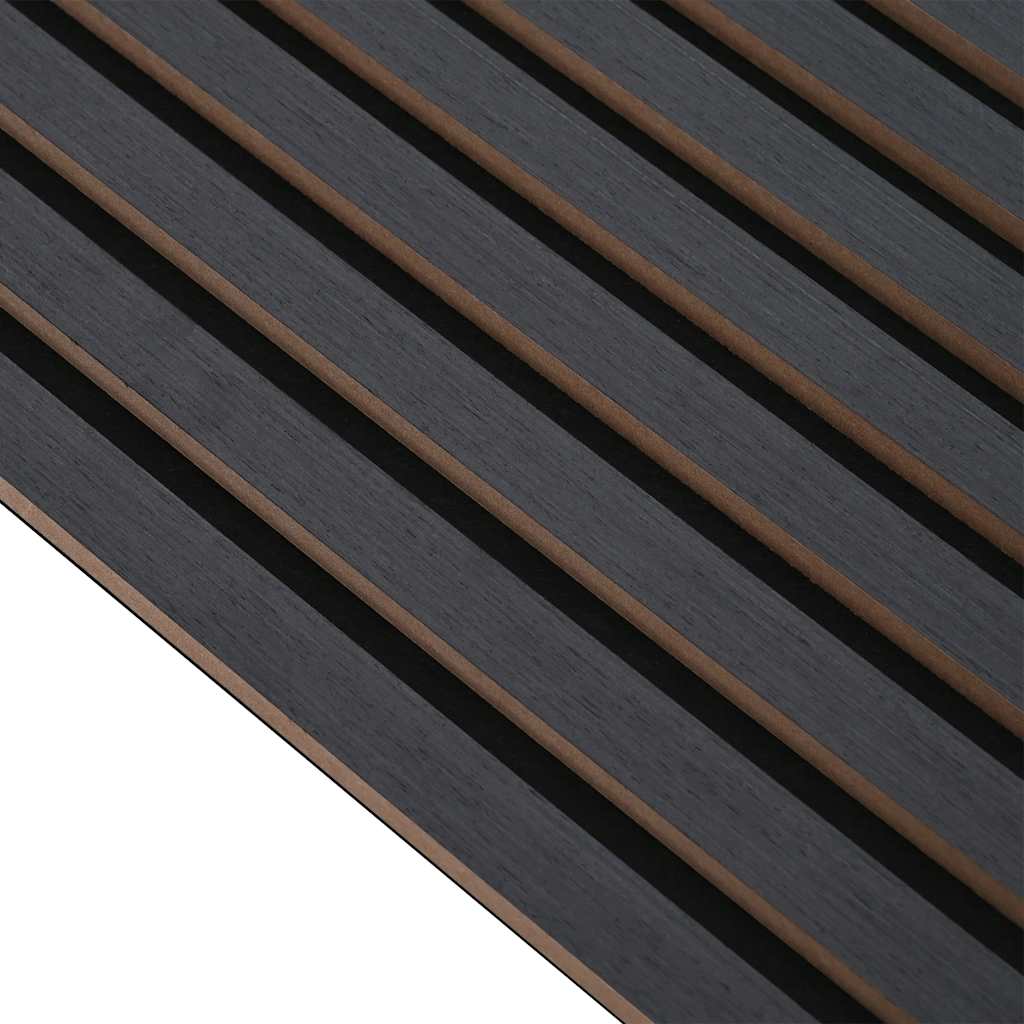 Akustik Wandpaneele 2 Stk. Lamellen 60,5x60 cm Eichenfurnier