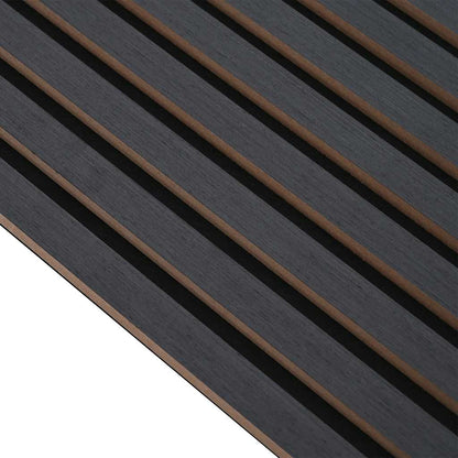 Akustik Wandpaneele 2 Stk. Lamellen 60,5x60 cm Eichenfurnier