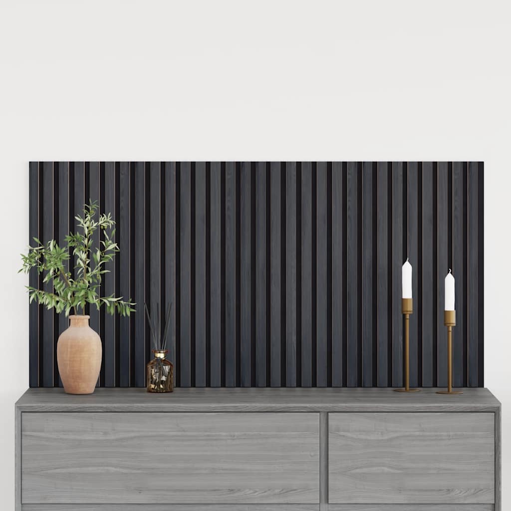 Akustik Wandpaneele 2 Stk. Lamellen 60,5x60 cm Eichenfurnier