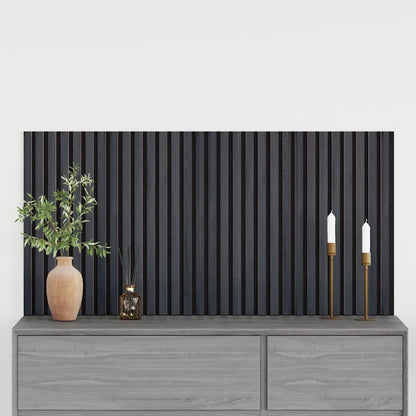 Akustik Wandpaneele 2 Stk. Lamellen 60,5x60 cm Eichenfurnier