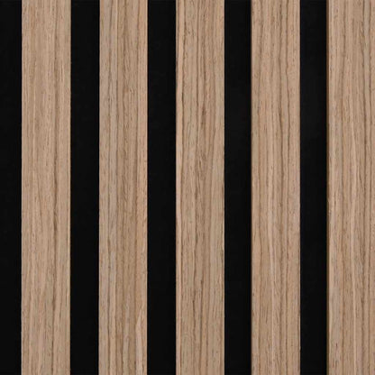 Akustik Wandpaneele 8 Stk. Lamellen 60,5x60 cm Eichenfurnier