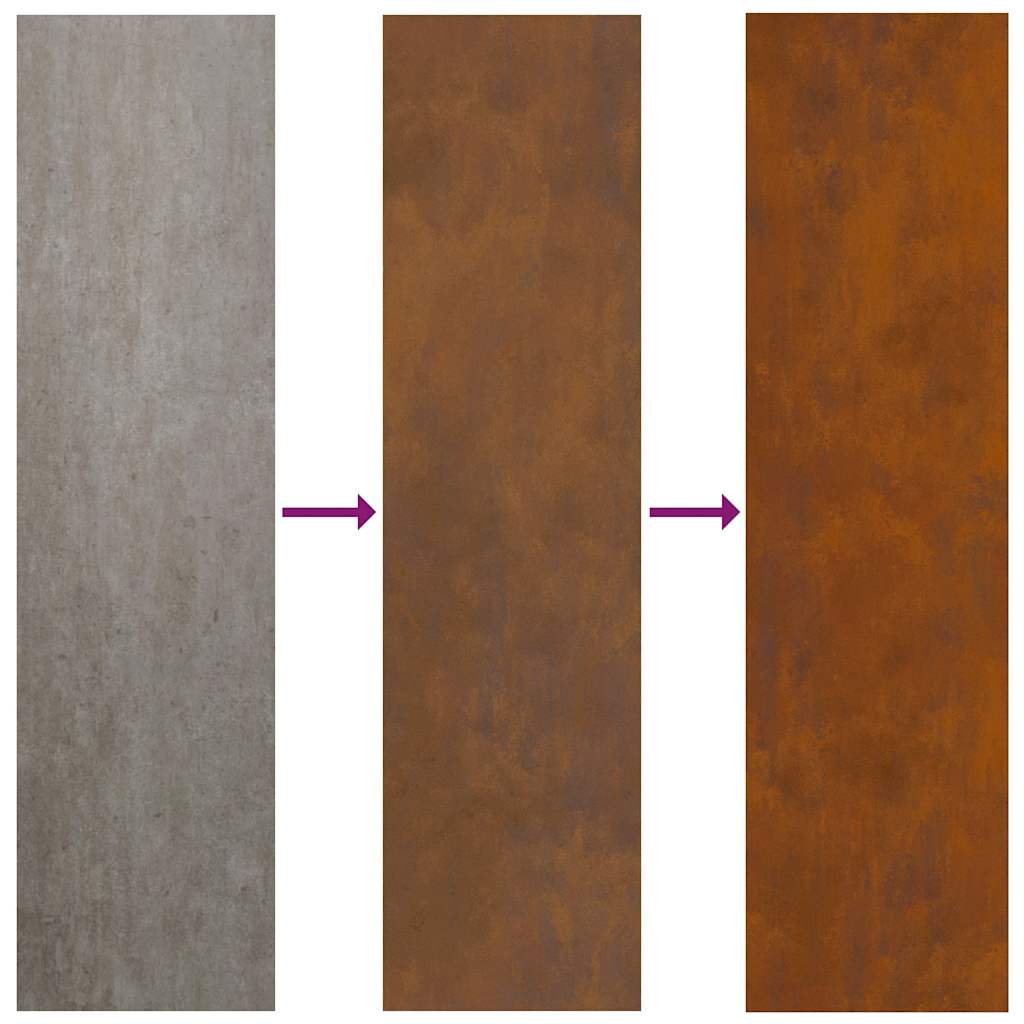 Brennholzregal 50x23x100 cm Wetterfester Stahl