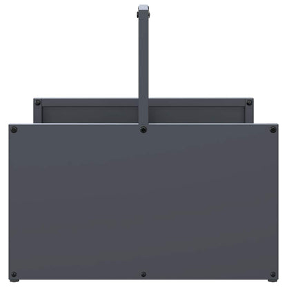 Brennholzregal Anthrazit 40x40x40 cm Kaltgewalzter Stahl