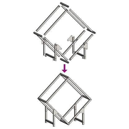 Brennholzregal Weiß 50x25x50 cm Kaltgewalzter Stahl