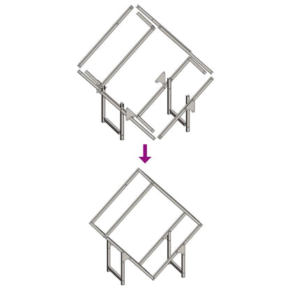 Brennholzregal Olivgrün 60x25x60 cm Kaltgewalzter Stahl