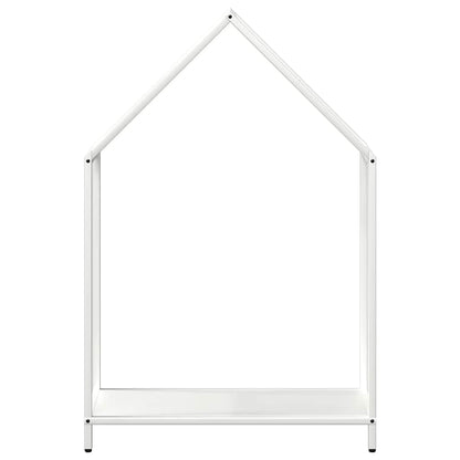 Brennholzregal Weiß 60x25x90 cm Kaltgewalzter Stahl