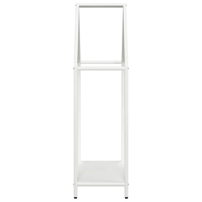 Brennholzregal Weiß 60x25x90 cm Kaltgewalzter Stahl