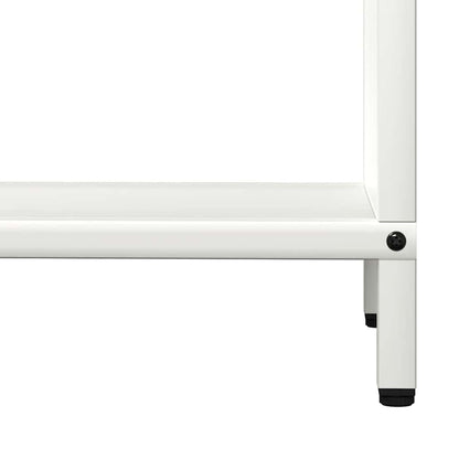 Brennholzregal Weiß 60x25x90 cm Kaltgewalzter Stahl