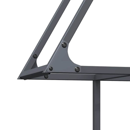 Brennholzregal Anthrazit 80x25x90 cm Kaltgewalzter Stahl