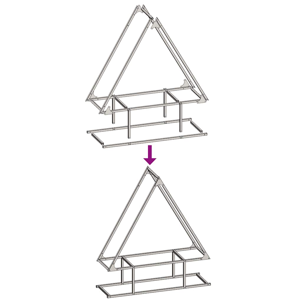 Brennholzregal Anthrazit 80x25x90 cm Kaltgewalzter Stahl
