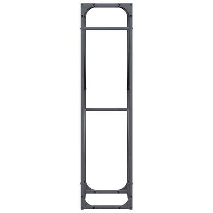 Brennholzregal Anthrazit 40x25x100 cm Kaltgewalzter Stahl