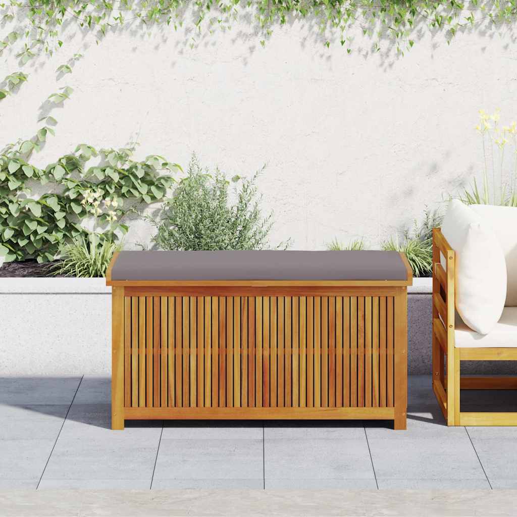 Outdoor-Kissenbox 113x50x60,5 cm Massivholz Akazie