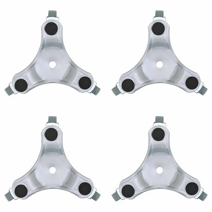 Möbelrollen 4 Stk. 16x14,5x5,5 cm Stahl 180 kg