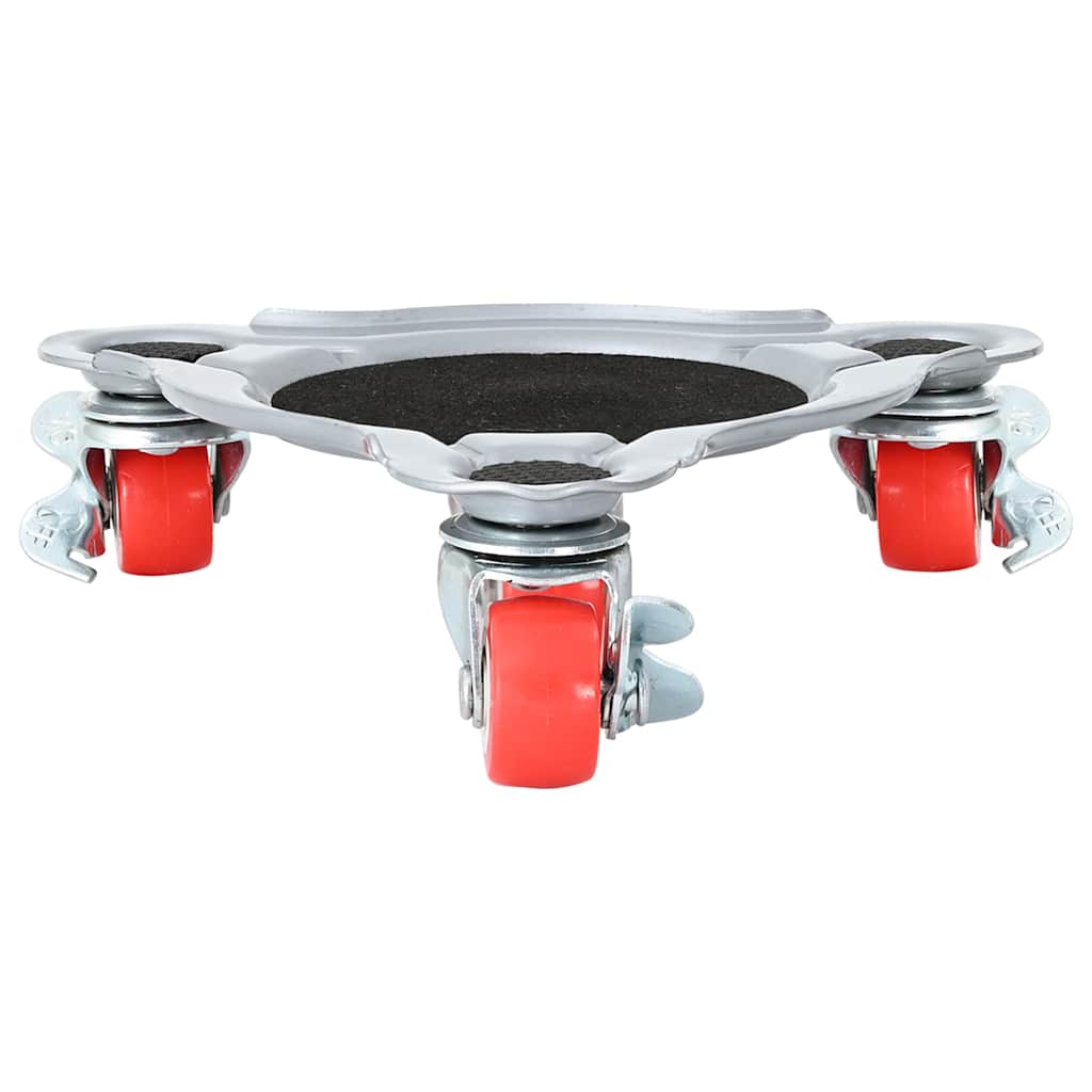 Möbelrollen 4 Stk. mit Heber 14,5x13,5x4 cm Stahl 400 kg