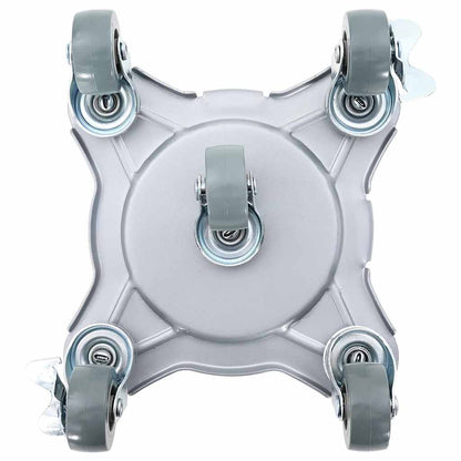 Möbelrollen 4 Stk. mit Heber 15,5x15,5x5,5 cm Stahl 1000 kg