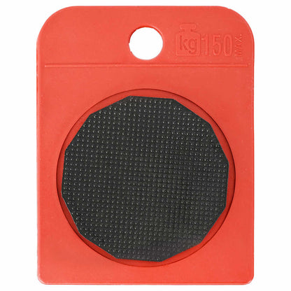 Möbelrollen 8 Stück mit Hebern Rot 9,8x7,5x3 cm 150 kg