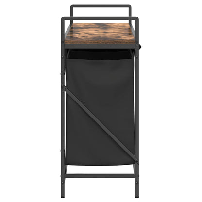 Wäschekorb 3 Fächer mit Ablage Räuchereiche