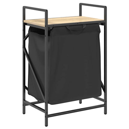 Wäschekorb 1 Fach mit Ablage Sonoma-Eiche