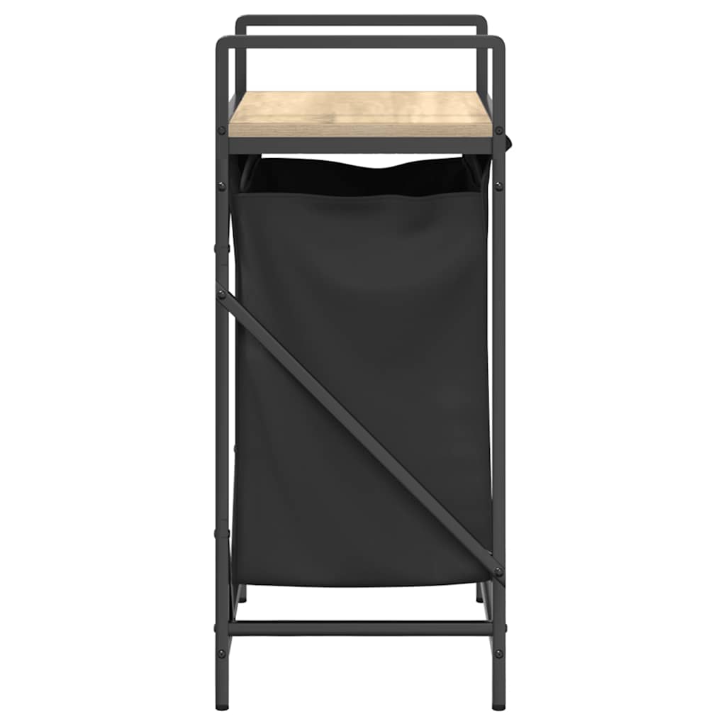 Wäschekorb 1 Fach mit Ablage Sonoma-Eiche