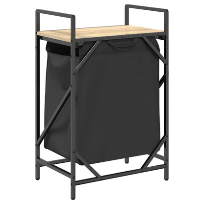 Wäschekorb 1 Fach mit Ablage Sonoma-Eiche