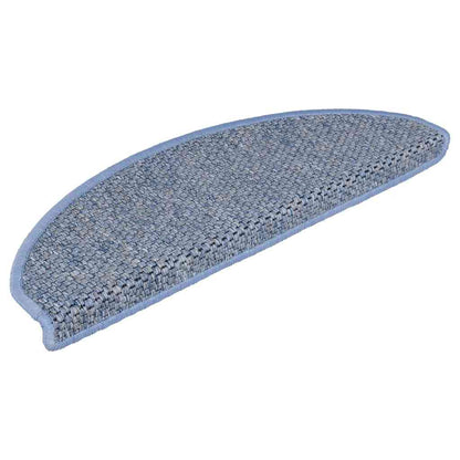 Stufenmatten Selbstklebend Sisal-Optik 30Stk. 56x17x3cm Blau