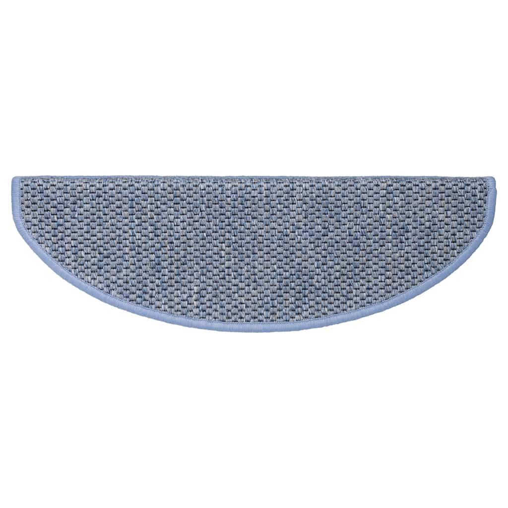 Stufenmatten Selbstklebend Sisal-Optik 30Stk. 56x17x3cm Blau