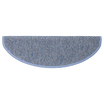 Stufenmatten Selbstklebend Sisal-Optik 30Stk. 56x17x3cm Blau