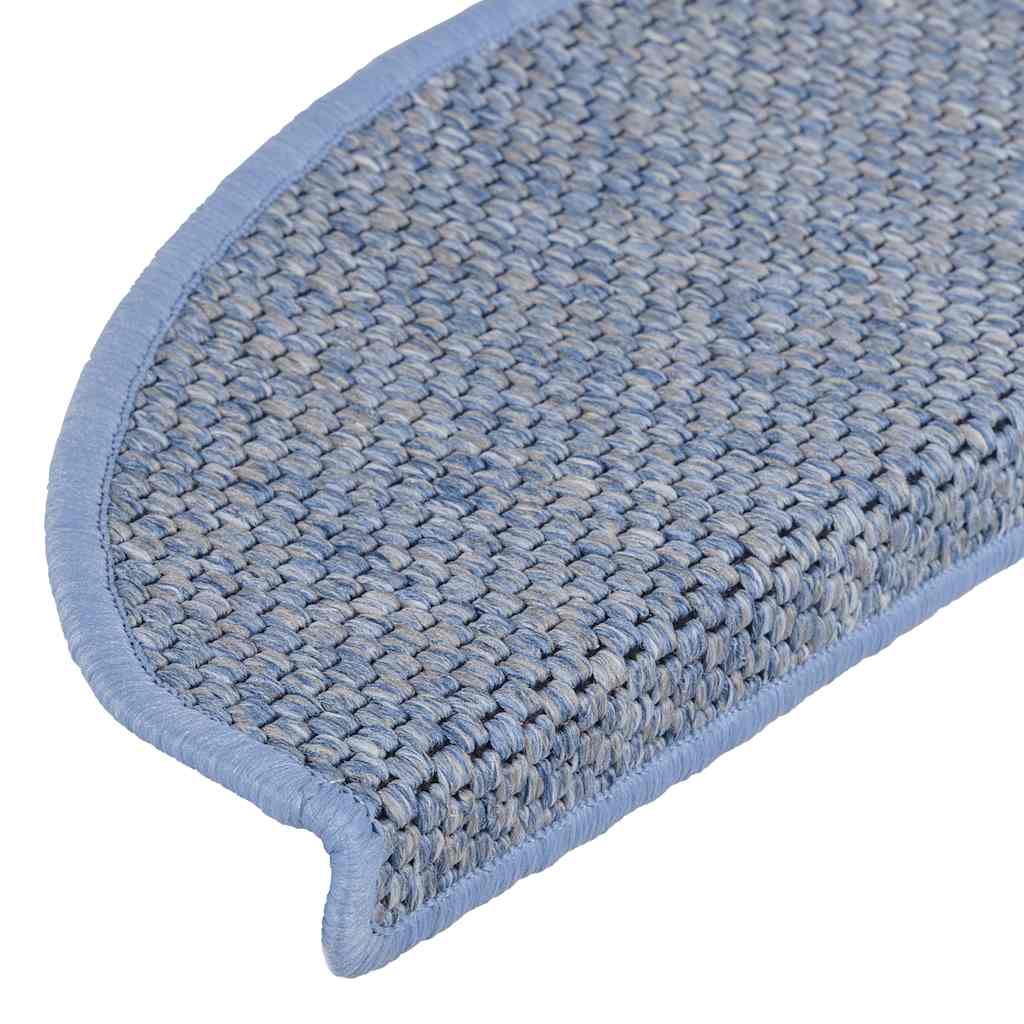 Stufenmatten Selbstklebend Sisal-Optik 30Stk. 56x17x3cm Blau