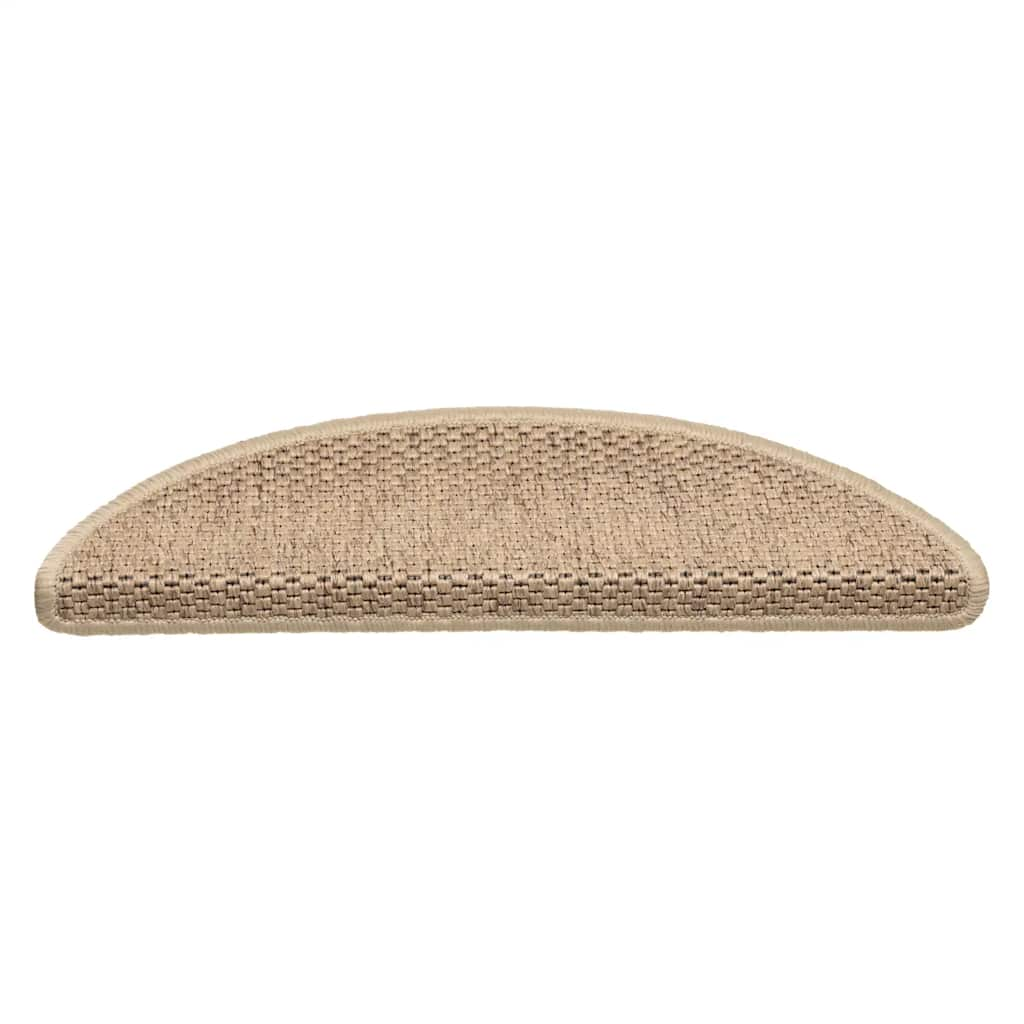 Stufenmatten Selbstklebend Sisal-Optik 30Stk. 56x17x3cm Sand