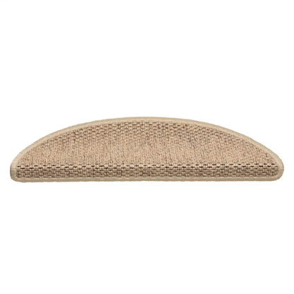 Stufenmatten Selbstklebend Sisal-Optik 30Stk. 56x17x3cm Sand