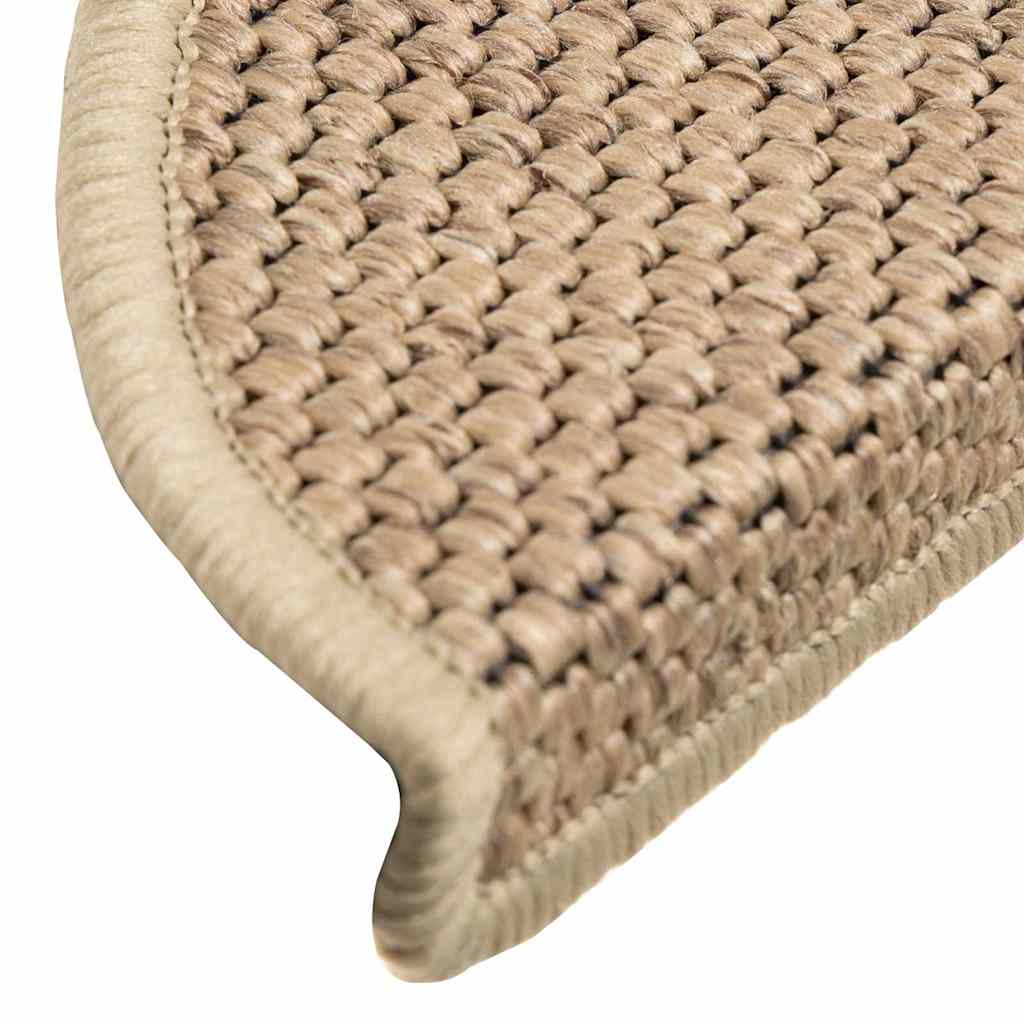 Stufenmatten Selbstklebend Sisal-Optik 30Stk. 56x17x3cm Sand