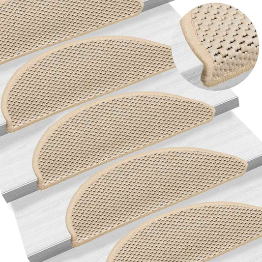 Stufenmatten Selbstklebend Sisal-Optik 30Stk. 56x17x3cm