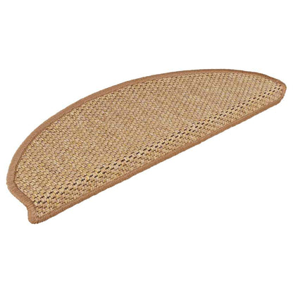 Stufenmatten Selbstklebend Sisal-Optik 30Stk. 65x21x4cm Sisal