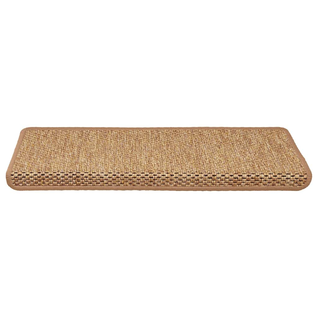 Stufenmatten Selbstklebend Sisal-Optik 30 Stk. 65x21x4cm Orange