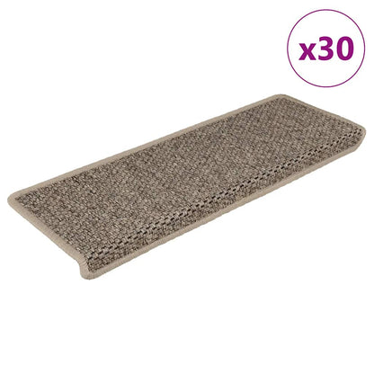 Stufenmatten Selbstklebend Sisal-Optik 30 Stk. 65x21x4cm