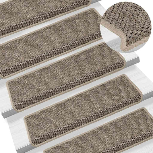 Stufenmatten Selbstklebend Sisal-Optik 30 Stk. 65x21x4cm