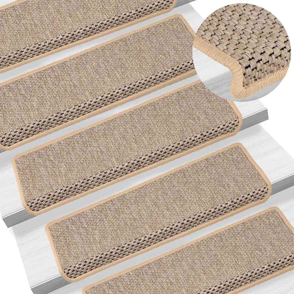 Stufenmatten Selbstklebend Sisal-Optik 30 Stk. 65x21x4cm