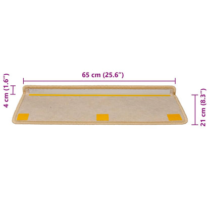 Stufenmatten Selbstklebend Sisal-Optik 30 Stk. 65x21x4cm