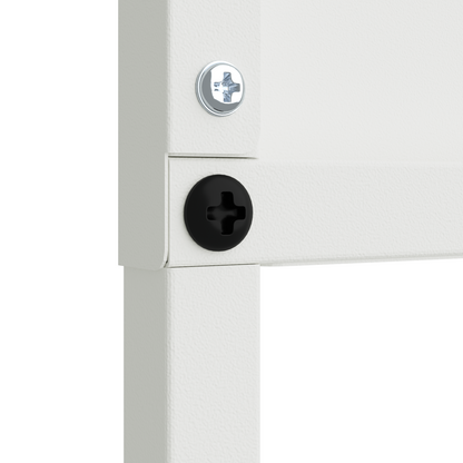 Garten Sichtschutz-Leinwand Weiß 32 x 140 cm