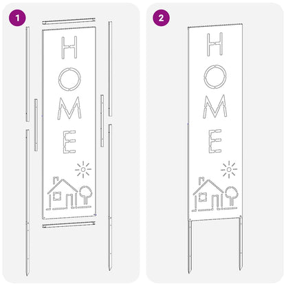 Garten Sichtschutz-Leinwand Schwarz 32 x 140 cm