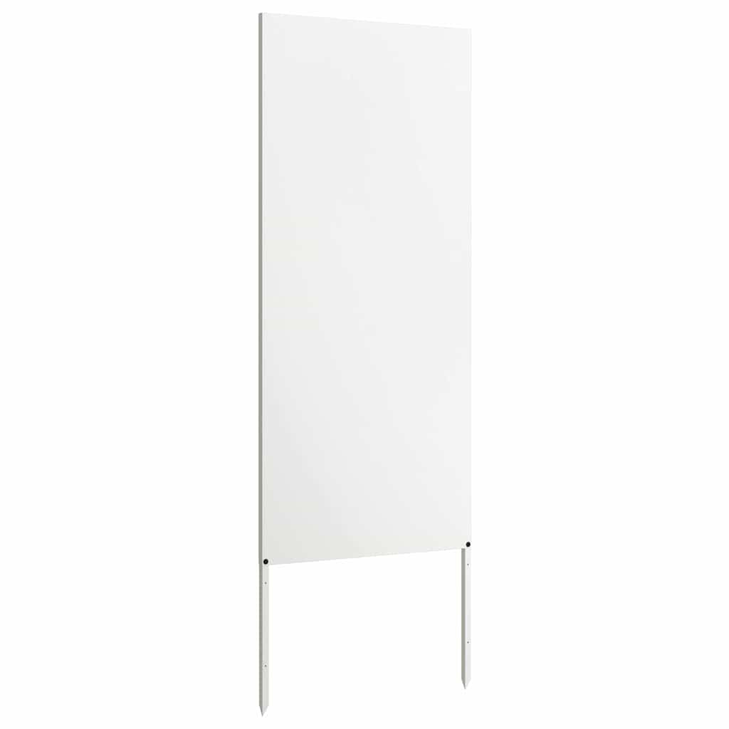 Garten Sichtschutz-Leinwand Weiß 50 x 140 cm