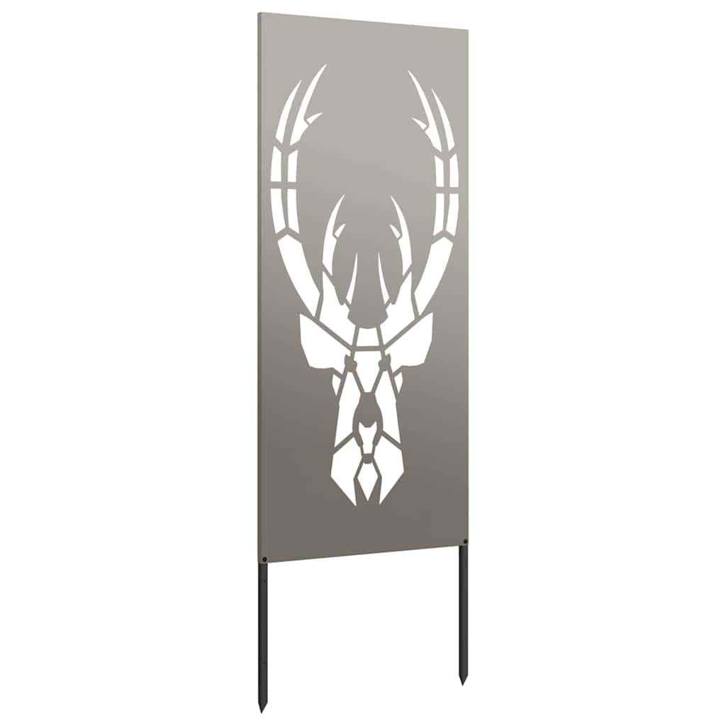 Garten Sichtschutz-Leinwand Rostig 50 x 140 cm Wetterfeststahl