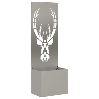 Garten Sichtschutz-Leinwand Rostig 50 x 140 cm Wetterfeststahl