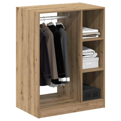 Kleiderschrank mit Regal Artisan-Eiche 77 x 48 x 102 cm