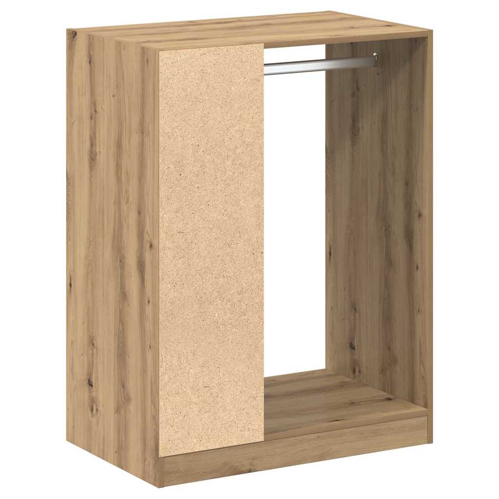 Kleiderschrank mit Regal Artisan-Eiche 77 x 48 x 102 cm