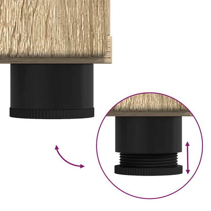 Holzschrank Sonoma-Eiche 88,5 x 30,5 x 73 cm Holzwerkstoff