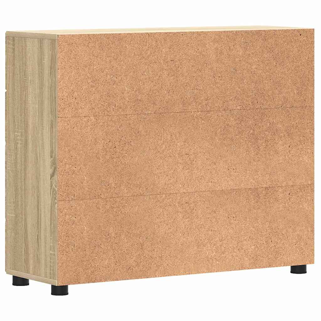Holzschrank Sonoma-Eiche 88,5 x 30,5 x 73 cm Holzwerkstoff