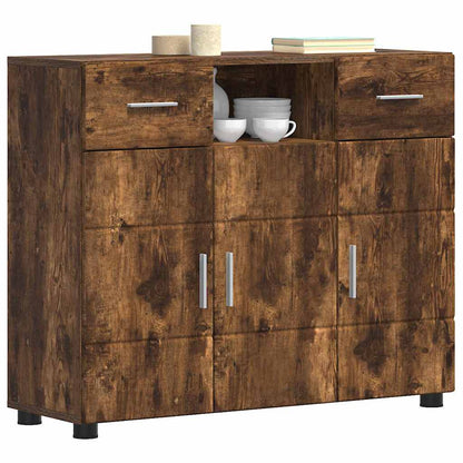 Holzschrank Geräucherte Eiche 88,5 x 30,5 x 73 cm Holzwerkstoff